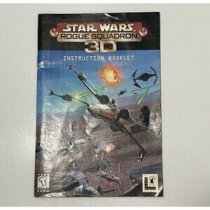Star Wars Rogue Squadron: 3D (PC, 1999) Instruction Booklet Only